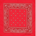 Red Fashion Bandana with Custom Imprint